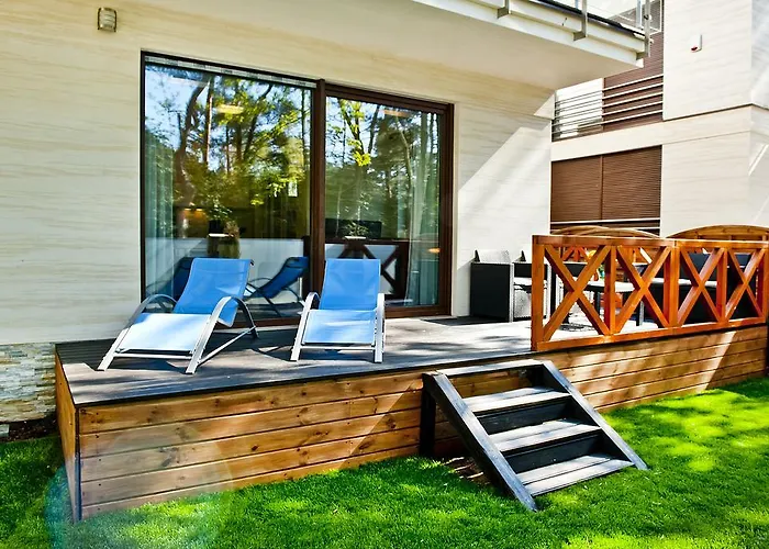 公寓 Bursztynowa Zatoka Blueapart 拉塔